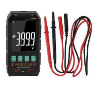 Helilyco FY106B Digital Multimeter with 600V/4A AC/DC Voltage Current, VA LCD Screen, Backlight, Flashlight, NCV, Auto Range, Data Hold, Auto Power Off, Black