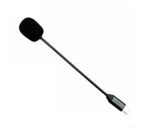 Helilyco Gaming Headset Microphone Type C USB and Play for PS4 for mac Laptop with Flexible Stand Noise Cancelling Black(Straight)