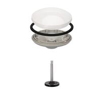 Helilyco GNSS Antenna Shell Kit with Base, Full-Band Compatible Replacement Housing, Waterproof and UV-Proof, for Surveying and Mapping, White and Black