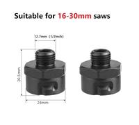 Helilyco Hex for Round Shank Quick Change Drill Extension Rod, High-Speed Steel Drilling for Soft Metal and Wood, Compatible with 1/2 Inch (16-30mm) and 5/8 Inch (32-152mm) Hole Saws