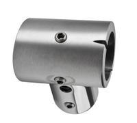 Helilyco Hinged Split 90 Degree Tee Fitting 316 for Stainless Steel Boat Hand Rail 22mm 7/8 Inch