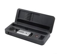 Helilyco HS-02 Mobile Workbench Storage Box with Smart Soldering Iron Set 100W Fast Heating Adjustable 100-450°C CNC Aluminum Alloy PD QC DC Type-C Black(HS-02A Standard)