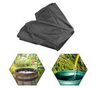 Helilyco Insulating Foil Cover 1000L IBC for Tank 210D Protective Case Weatherproof Design with Cutouts Tap and Lid Access for Black