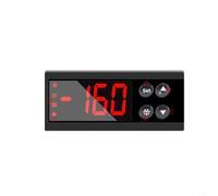 Helilyco LED Digital Thermostat Temperature Control Switch, Accurate Sensor, High Low Temp Alarm, -50-99for Range Reptile for Tank Heating(220v)