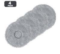 Helilyco Microfiber Mop Cloths 10090 AI for Spin, for Revolution Power Evolution Power Robot Vacuums 4/10/20 Pack, Grey