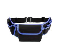 Helilyco Multi-Pockets Tool Pouch for Electrician Waist Belt Bag Made of 600D Oxford Cloth Work Tool Bag with 3 Insertion Pockets Zipper Compartment and Drill Holder