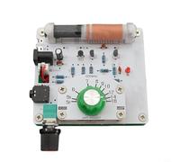 Helilyco MW207 for AM Radio Transmitter Mainboard DIY Kit Medium Wave Module 6V DC Power Source No External Antenna 3.5mm Audio Jack Testing White