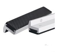 Helilyco Non-Slip Bench Vise Jaw Pads, Magnetic Aluminum Alloy Construction 4 5 6 Inch Vises, Diamond Pattern Grip, Protective Strips Set of 2(2pcs 6inch)