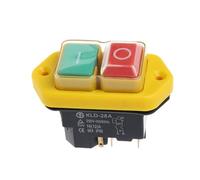 Helilyco Push Button Switch KLD-28A 250V 16A AC Electromagnetic Power Tool Switch with 5-Pin Solder Terminal, IP55 Waterproof for Meat Grinder, Drill, Lathe