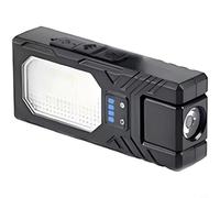 Helilyco Rechargeable LED Headlamp with Motion Sensor, 1500mAh Battery, 7 Modes, Magnetic Base Camping, Fishing, Hiking - Black(D)