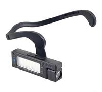 Helilyco Rechargeable LED Headlamp with Motion Sensor, 1500mAh Battery, 7 Modes, Magnetic Base Camping, Fishing, Hiking - Black(A)