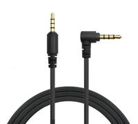 Helilyco Replacement Audio Cable for Gaming Headphones 3.5mm Jack Oxygen-Free Copper Wire Gold-Plated Connector TPE Flexible Cord 1.5m Black