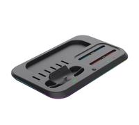 Helilyco RGB Multi-Function Charging Dock for Nintendo Switch Joy-Con & Pro Controllers with Game Card Storage 65W GaN Fast Charging Compact Stand - Black