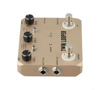 Helilyco Rowin for Twin Looper Effect Pedal for Electric Guitar, 10 Min Record, 11 Types, Input Output, Reverse & for Tempo Change, True Bypass