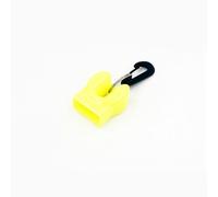 Helilyco Scuba Dive Octopus Regulator Holder Clip 2nd Stage with PVC Mouthpiece Retainer, Compatible with for BCD - for Orange/Yellow/Green/Blue/Pink