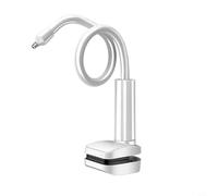 Helilyco Security Camera Clip Holder Galvanized Steel Mount for Indoor Outdoor CCTV - Punch Free Cabinet Ceiling Bracket Black 20x15cm(white)