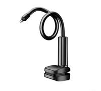 Helilyco Security Camera Clip Holder Galvanized Steel Mount for Indoor Outdoor CCTV - Punch Free Cabinet Ceiling Bracket Black 20x15cm(black)