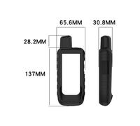 Helilyco Silicone Protective Case for Garmin GPSMAP 66i/67i, Durable Soft Cover with Screen Film for Hiking Camping, Jungle Green
