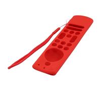 Helilyco Silicone Remote Case for Fire TV Stick 4K Max, Durable Lightweight Cover with Lanyard, Button Access Shell, Red