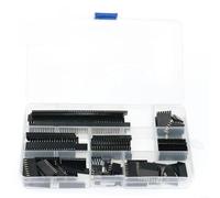 Helilyco Single Row Pin Header 2.54mm Pitch Connector Female Socket Kit