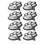 Helilyco Solar Cat Paw Lights Outdoor Garden Lawn Lamps Waterproof Pathway Markers(Warmth)