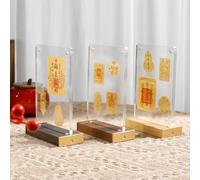 Helilyco Solid Wood Picture Frame with Clear Acrylic Panel, Shatter, Horizontal Vertical Display, 178x127cm