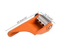 Helilyco Steel Chainsaw Debarker for 66cc Smaller Engines, for 325 38 Pitch Chains, Wood Peeling Tool for Timber Framing, Red