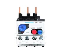 Helilyco Thermal Overload Relay NR2-25, 0.1-25A Adjustable 3 for Phase Motor for Protection, Compatible with CJX2 Contactors, IP20 for Flame Retardant Shell
