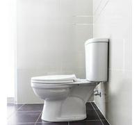 Helilyco Toilet Cistern to Pan Fixing Kit with M6 Stainless Steel Bolts Rubber Grommets Locking Nuts for Close Coupling WC Installation