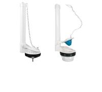 Helilyco Toilet for Tank Flush Valve, ABS Drainage Flap with for Stainless Steel, Water Saving for Dual Flush Seal