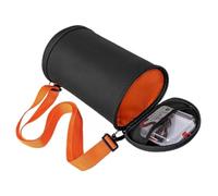 Helilyco Ultra Light Waterproof Sports Bucket Bag with Dry Wet Separation Shoulder Crossbody PU EVA Travel Gym Bag 32x12x17cm Black