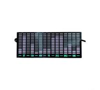 Helilyco White LED Music Display 15 Segment Bar Graph Audio Level Indicator VU Meter with Type-C Cable