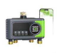 Helilyco wifi sprinkler controller smart irrigation timer 4 zone hose timer(A)