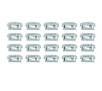 Helilyco Windshield and Rear Trim Molding Clips for G-Body Vehicles 1978-1988 - 20 Pack, Green Nylon Fasteners, Compatible with Left Right Front Rear