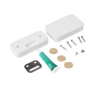 Helilyco Wireless Drawer Lock Enabled Keyless for access via App Real-Time Records Automatic Locking Drawers White