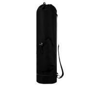 Helilyco Yoga Mat Bag with Adjustable Strap Water Bottle Holder, Waterproof Polyester-Nylon Material, for Black Green Blue Pink Beige Mats