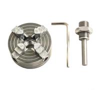 Helilyco Z011 Manual Lathe Chuck Zinc Alloy | 3/4-Jaw Drill Chuck with 12x1mm Thread for Electric Drill Mini Drilling Machine Tool