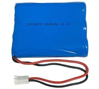 HELINAZI 11.1V 2600mAh Lithium-ion Battery Pack 18650 Replacement Battery with 2 Pin Connectors