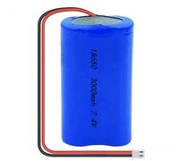 HELINAZI 18650 Lithium-Ion Rechargeable Battery Pack 7.4V 2600mAh/3000mAh/3800mAh Replacement Battery with XH 2P Plug,3000mAh