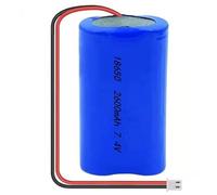 HELINAZI 18650 Lithium-Ion Rechargeable Battery Pack 7.4V 2600mAh/3000mAh/3800mAh Replacement Battery with XH 2P Plug,2600mAh