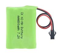 HELINAZI Rechargeable Battery 7.2V 800mAh AAA NI-MH Battery Pack with SM-2P Connector