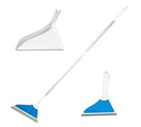 Helio Air Broom 3 Piece Kit All Surface Sweeper and Squeegee for Wet and Dry Cleaning Dust, Dirt, Liquids, Pet Hair, Tile, Hardwood Floors, Carpet, Furniture, Windows, Shower Doors As Seen on TV