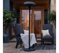 Helio Freestanding Electric Patio Heater - 2100w - Charcoal