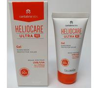 Heliocare Ultra Gel SPF 90 50ml Gel Face Sunscreen Daily SPF 50+ UVA and UVB