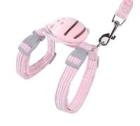 Helioflicker Cat Harness And Leash - Escape Proof, H-Shaped, Pink, Small to Medium (1.5kg - 7.5kg), Playful Style