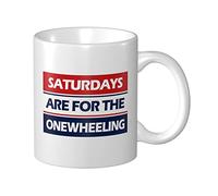 HELIOFORGE Coffee Mugs Funny Saturdays are for The Onewheeling Mug | Coffee Mug Gifts For Men Who Have Everything
