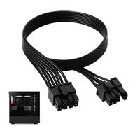 HELION 1 PCS Cable Pins, 8 Pin to 6+2 Pin PCI-E Power Cable Male to Male PSU Extension Cables 8-Pin PCI-E Cables Modular Power Supply Extension Cablee/Conversion Cord - 2ft
