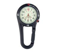 HELION 1 PCS Fob Watches for Nurses, Luminous Face Paramedics Watch Nurse Watch Fob, Portable Carabiner Watches for Doctors Climbing Sport and Nurse