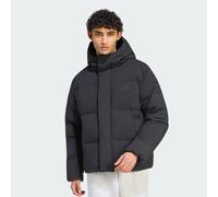 adidas Men's Helionic Down Puffer Hooded Coat, black, XL