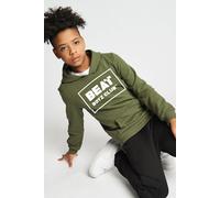 'Helios' Cotton Blend Logo Hoodie Beat Boyz Club Khaki 13-14 Years
